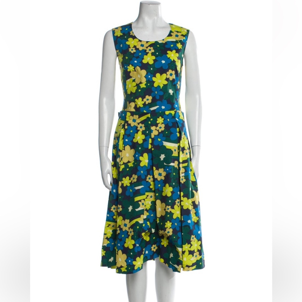 Marni Poplin Floral Print Dress NWT Never Worn